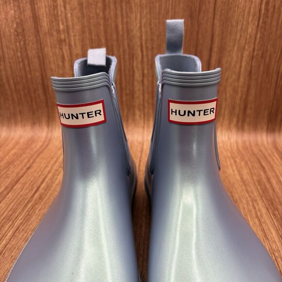 HUNTER Original Nebula Waterproof Chelsea Boot Blue Thistle US 10 / UK 8 / EU 42 - Picture 9 of 11